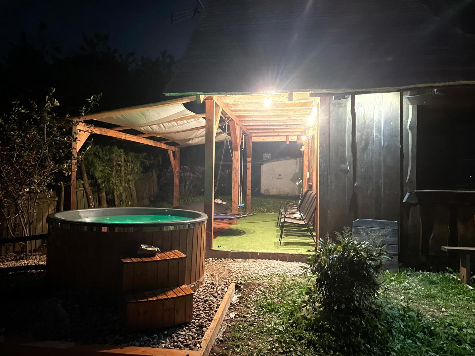 Dom Z Sauna - Lugiele Dzierwiany Buitenkant foto