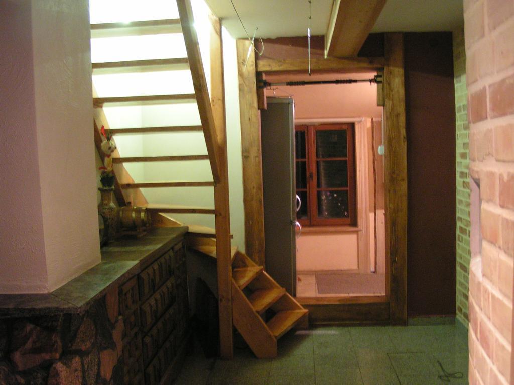 Dom Z Sauna - Lugiele Dzierwiany Buitenkant foto